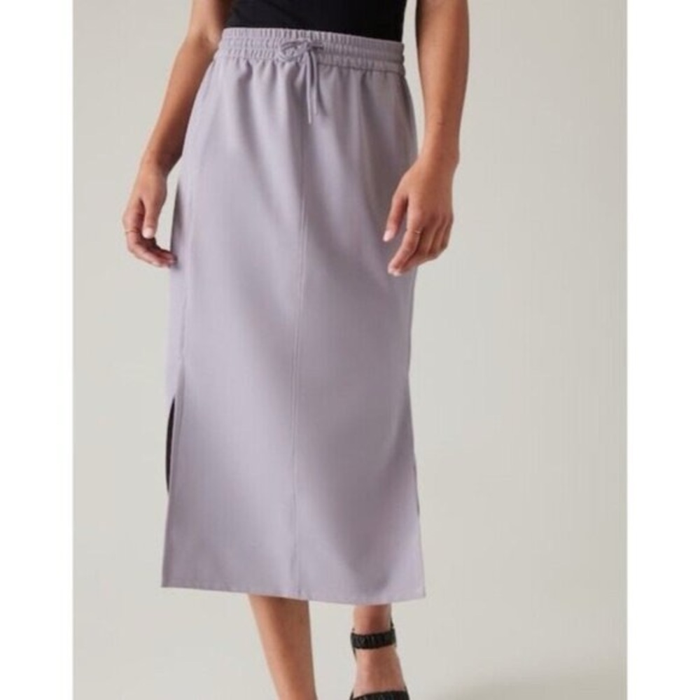 Athleta Lavender Midi Skirt